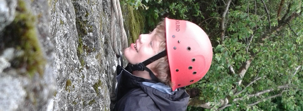 Rock climbing Lake District Brown Howe